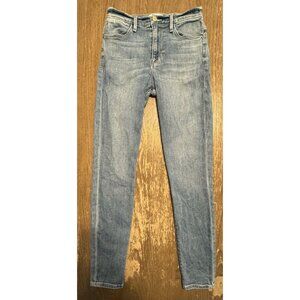 FRAME Le High Skinny Jeans in Hidalgo Stretch Denim Size 26 Light Wash LHSK793